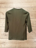 Green Wrap Womens Top Size 8