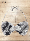 Tahiti Palm Print Bikini Top Size 36F
