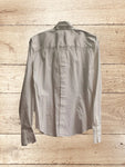 Women's Long Sleeve White Shirt Size L