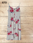 Women's Summer Spaghetti Strap V Neck Dresses Size XL / UK 20 - 22