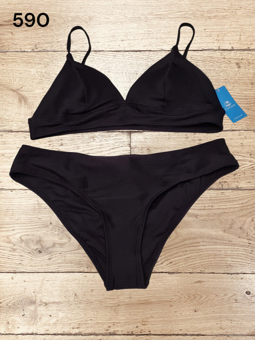 Women's Triangle Bikini Set Sexy Lace Up Size L