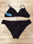 Women's Triangle Bikini Set Sexy Lace Up Size L