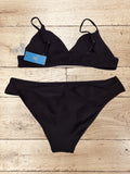 Women's Triangle Bikini Set Sexy Lace Up Size L