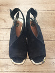 Women's Black High Heel Sandals Size 5