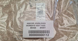 Women's Estelle Cable Vest Size M