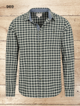 Men's Check Long Sleeve Cotton Shirts Size XL