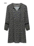 Women's Floral Midi Dress Size UK 8