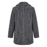 Women's Short Coat Grey 8