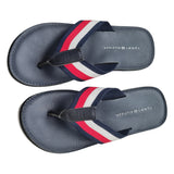 Men's Iconic Stripe Flip Flops Navy 6