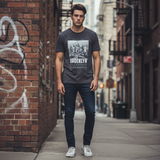 Men's Brooklyn NYC Graphic T-Shirt Charcoal Grey XXL