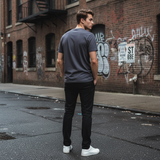 Men's Brooklyn NYC Graphic T-Shirt Charcoal Grey XXL