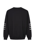 Women's Black Crewneck Sweatshirt UK 10