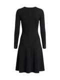Women Knitwear Black Midi Dress