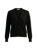 Women's Black V-neck Cardigan