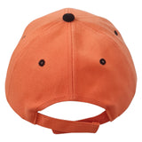 Alcatraz The Rock baseball cap orange back view