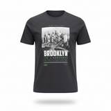 Men's Brooklyn NYC Graphic T-Shirt Charcoal Grey XXL