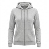 Women's Zip-Up Hoodie Light Grey S