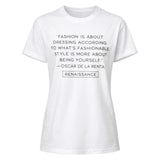 White Short Sleeve Quote T-Shirt