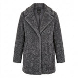 Women's Short Coat Grey 8