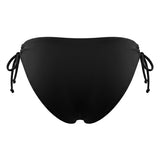 Women's Tie Side Bikini Bottoms Black 12