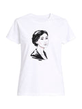Dame Catherine Cookson White T-Shirt Size 6