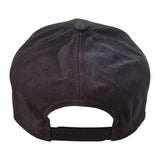 Yupoong The Classics Oval Logo Snapback Baseball Cap Black One Size / Adjustable