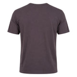 Cedar Wood State men's motorcycle graphic t-shirt charcoal back view
