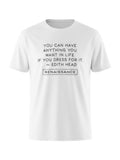 Edith Head Quote White T-Shirt Size 10