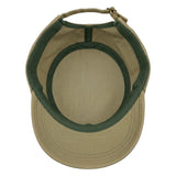 FS Fashion army flat top cap khaki interior view