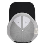 Parrs NZ Silver Fern Cap Grey Marl Black interior view
