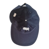 Navy Blue Embroidered Baseball Cap One Size