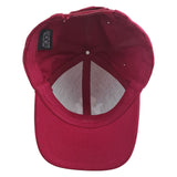 NY Logo Baseball Cap Burgundy One Size / Adjustable