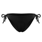Women's Tie Side Bikini Bottoms Black 12