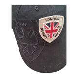 Robin Ruth London baseball cap black patch detail view