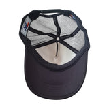 Aviator Nation Lightning Bolt Trucker Cap Black interior view
