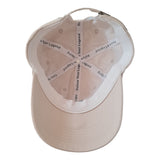 Sleeping Turtle Embroidered Dad Cap Cream One Size