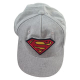 DC Superman Kids Baseball Cap Grey Marl 4-8Y