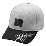 Parrs NZ Silver Fern Cap Grey Marl Black front view