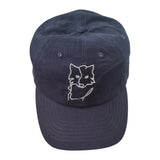 Navy Blue Embroidered Baseball Cap One Size