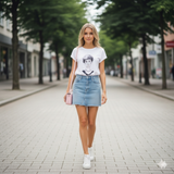 White Gertrude Bell T-Shirt Size 10