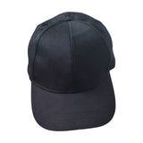 Primark Plain Baseball Cap Black front view