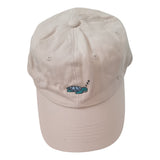 Sleeping Turtle Embroidered Dad Cap Cream One Size