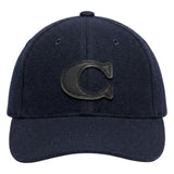 Coach baseball cap navy front view 