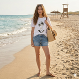White Gertrude Bell T-Shirt Size 12
