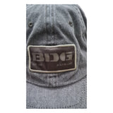  BDG Baseball Cap Denim Green logo patch detail