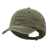 BDG Baseball Cap Denim Green front view