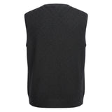 Women's Ribbed Knit Lurex Vest Top Black UK 12/14
