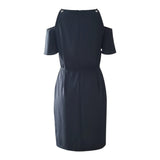 Navy Blue Spaghetti Strap Pencil Dress Size S