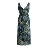 Women's Tropical Print Maxi Dress M