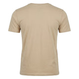 Beige t-shirt on a white background
